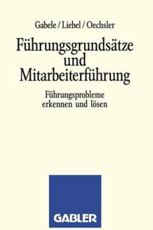 Cover of Führungsgrundsätze und Mitarbeiterführung