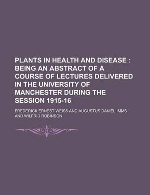 Book cover for Plants in Health and Disease
