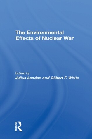 Cover of The Environmental Effects Of Nuclear War