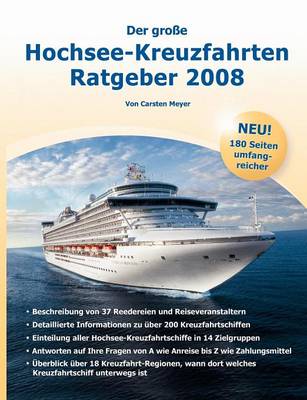 Book cover for Der Gro E Hochsee-Kreuzfahrten Ratgeber 2008