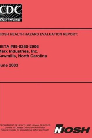 Cover of Niosh Health Hazard Evaluation Report Heta 99-0260-2906