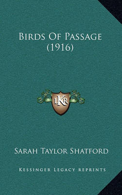 Book cover for Birds of Passage (1916)