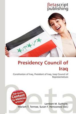 Book cover for Presidency Council of Iraq