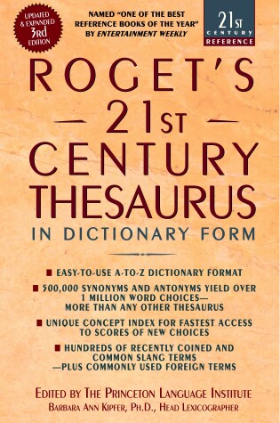 Cover of Roget's 21st Century Thesaurus