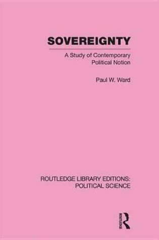 Cover of Sovereignty