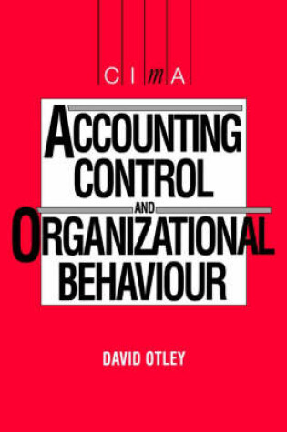 Cover of Accounting Control and Organisational Behaviour