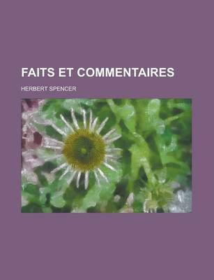 Book cover for Faits Et Commentaires