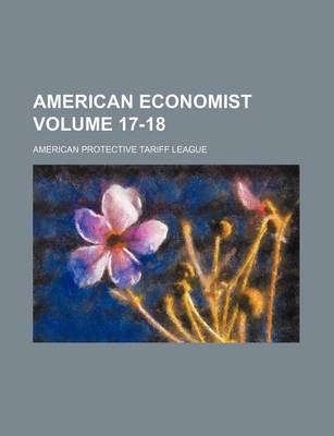 Book cover for American Economist Volume 17-18