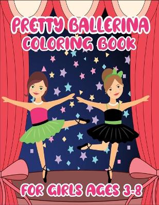 Book cover for Pretty Ballerina Coloring Book