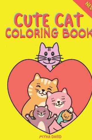 Cover of Cute Cat Coloring Book