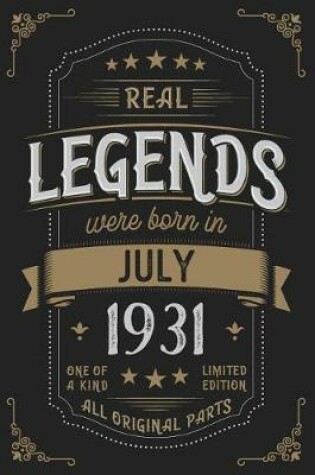 Cover of Real Legends were born in July 1931