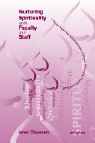 Cover of Nurturing Spirituality with Faculty and Staff