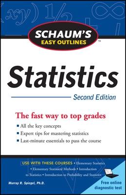 Book cover for Schaum's Easy Outline of Statistics, Second Edition