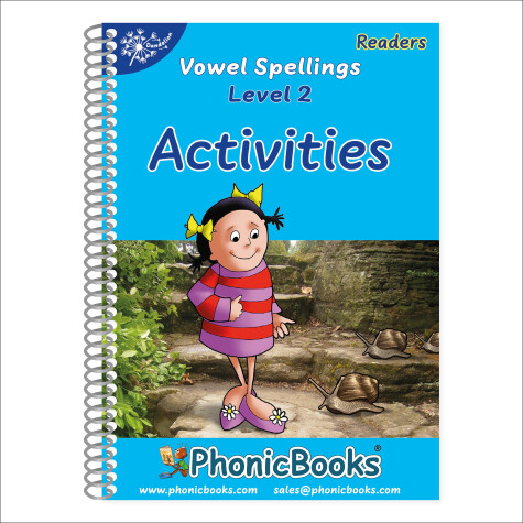 Book cover for Dandelion Readers Vowel Spellings Level 2  Workbook