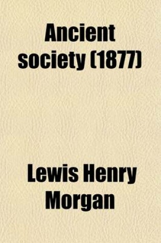Cover of Ancient Society (1877)