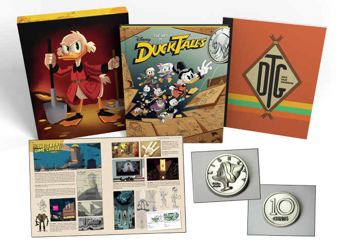 Book cover for The Art of DuckTales (Deluxe Edition)