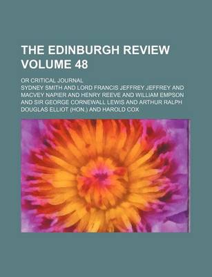 Book cover for The Edinburgh Review Volume 48; Or Critical Journal