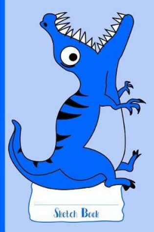 Cover of Blue Hungry Dinosaur Sketch Book