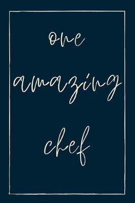 Book cover for One amazing chef