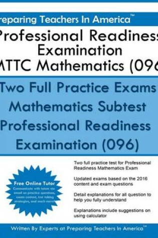 Cover of Professional Readiness Examination Mttc Mathematics (096)