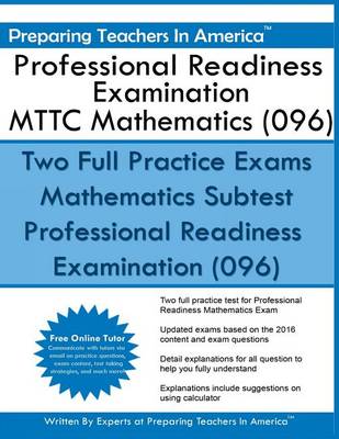 Book cover for Professional Readiness Examination Mttc Mathematics (096)