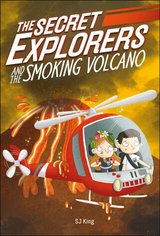Book cover for The Secret Explorers and the Smoking Volcano