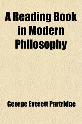 Book cover for A Reading Book in Modern Philosophy