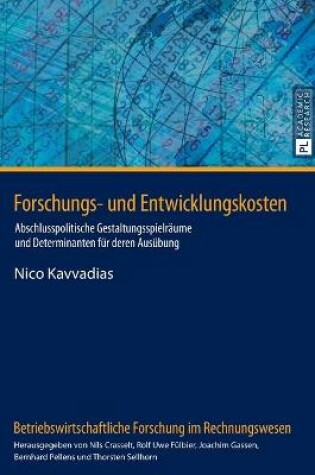 Cover of Forschungs- Und Entwicklungskosten