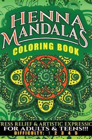 Cover of Henna Mandalas Coloring Book 2