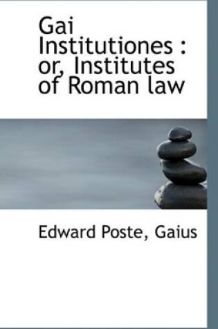 Cover of Gai Institutiones