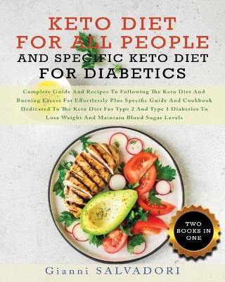 Book cover for Keto Diet for All People and Specific Keto Diet for Diabetics