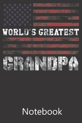 Book cover for World's Greatest Grandpa Amarican Flag