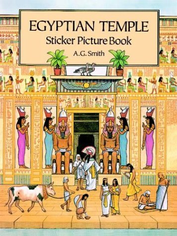 Book cover for Egyptian Temple Sticker Picture Book