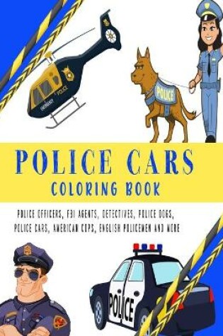 Cover of Police Cars Coloring Book