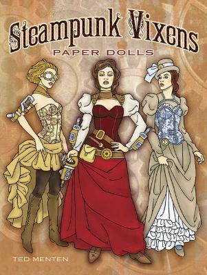 Book cover for Steampunk Vixens Paper Dolls