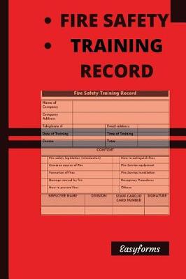 Book cover for Fire Safety Training Record