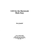 Book cover for 1-2-3 for the Macintosh Made Easy