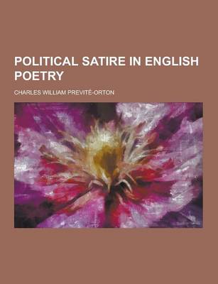 Book cover for Political Satire in English Poetry