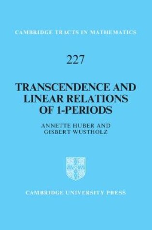 Cover of Transcendence and Linear Relations of 1-Periods