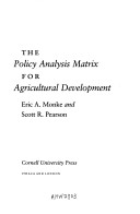 Book cover for The Policy Analysis Matrix for Agricultural Development