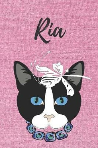 Cover of personalisiertes Notizbuch Katze / Journal / Malbuch / Tagebuch / Kritzelbuch / DIN A5 / Geschenk Ria