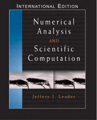 Book cover for Numerical Analysis and Scientific Computation: (International Edition) with Maple 10 VP