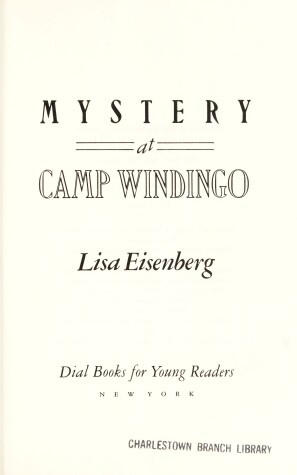 Book cover for Mystery at Camp Windingo
