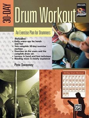 Book cover for 30-Day Drum Workout