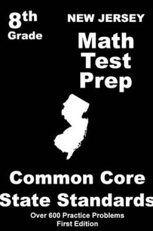 Cover of New Jersey 8th Grade Math Test Prep