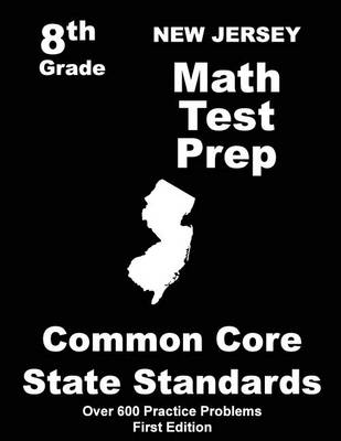 Book cover for New Jersey 8th Grade Math Test Prep