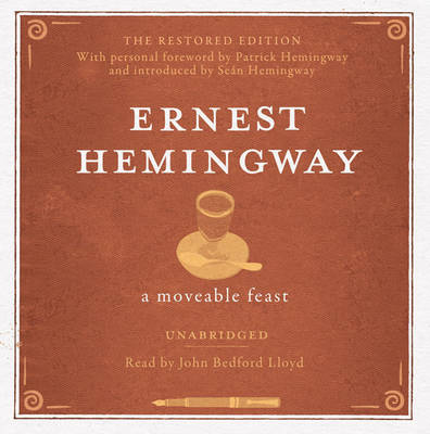 Book cover for A Moveable Feast UNABRIDGED Audio CD