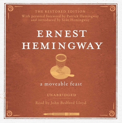 Book cover for A Moveable Feast UNABRIDGED Audio CD