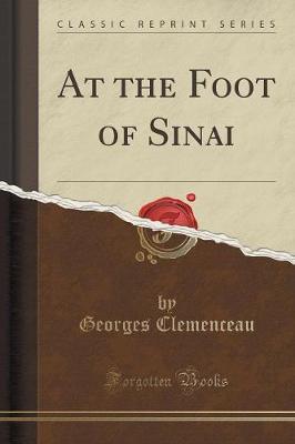 Book cover for At the Foot of Sinai (Classic Reprint)