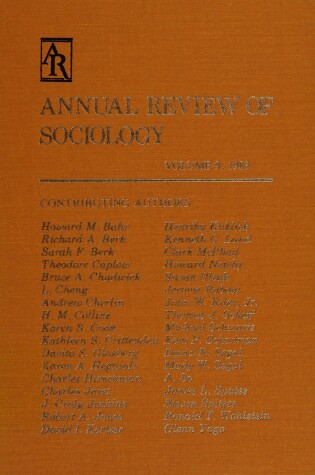 Cover of Sociology